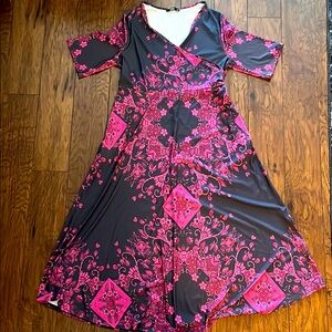 Lily midi/maci tee shirt dress